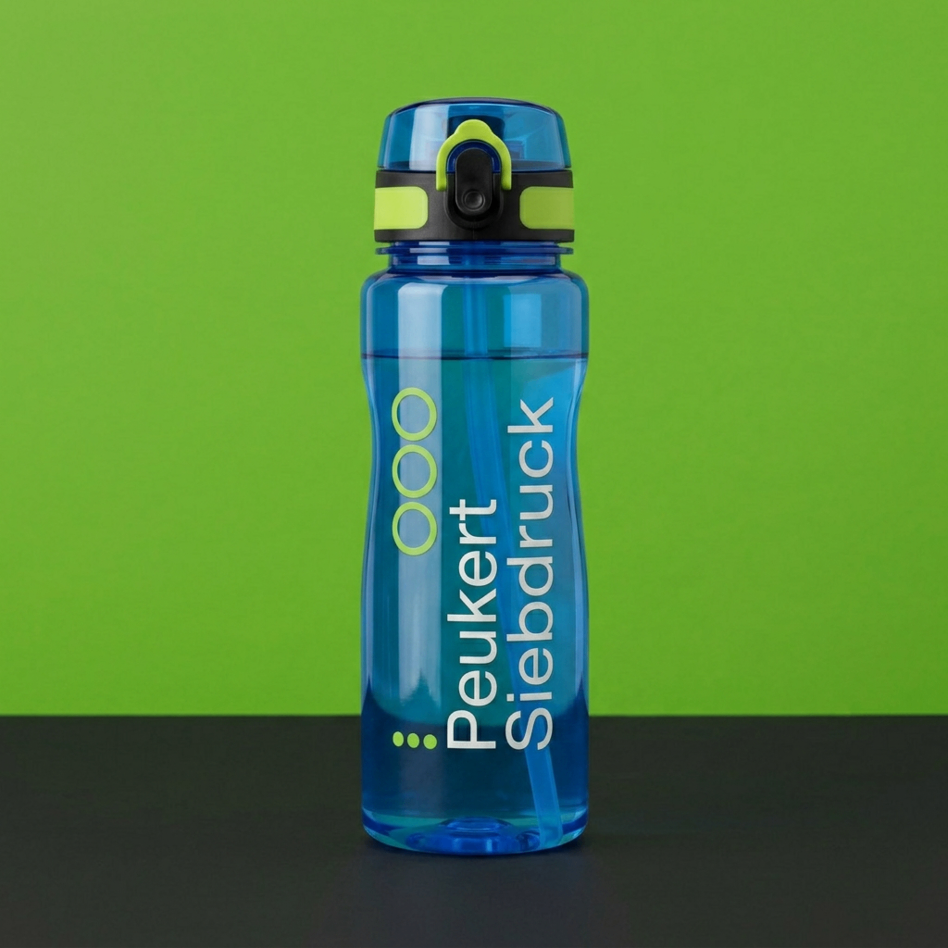 Flaschenset mit ovaler Flasche – Ovaldruck aus unserer Werkstatt